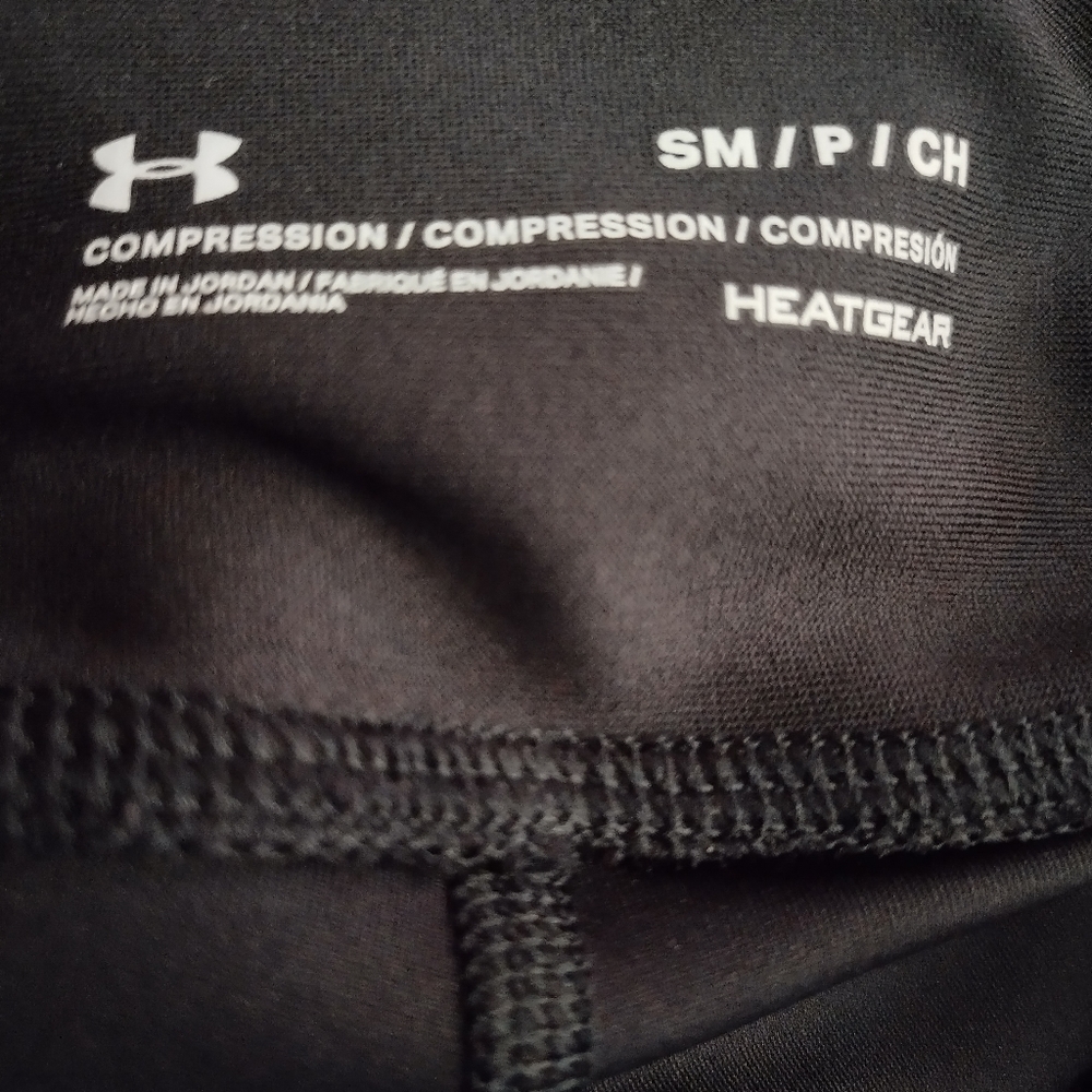 UNDER ARMOUR WOMEN'S HEATGEAR COLOR BLOCK COMPRESSION LEGGINGS SZ S - Picture 9 of 10